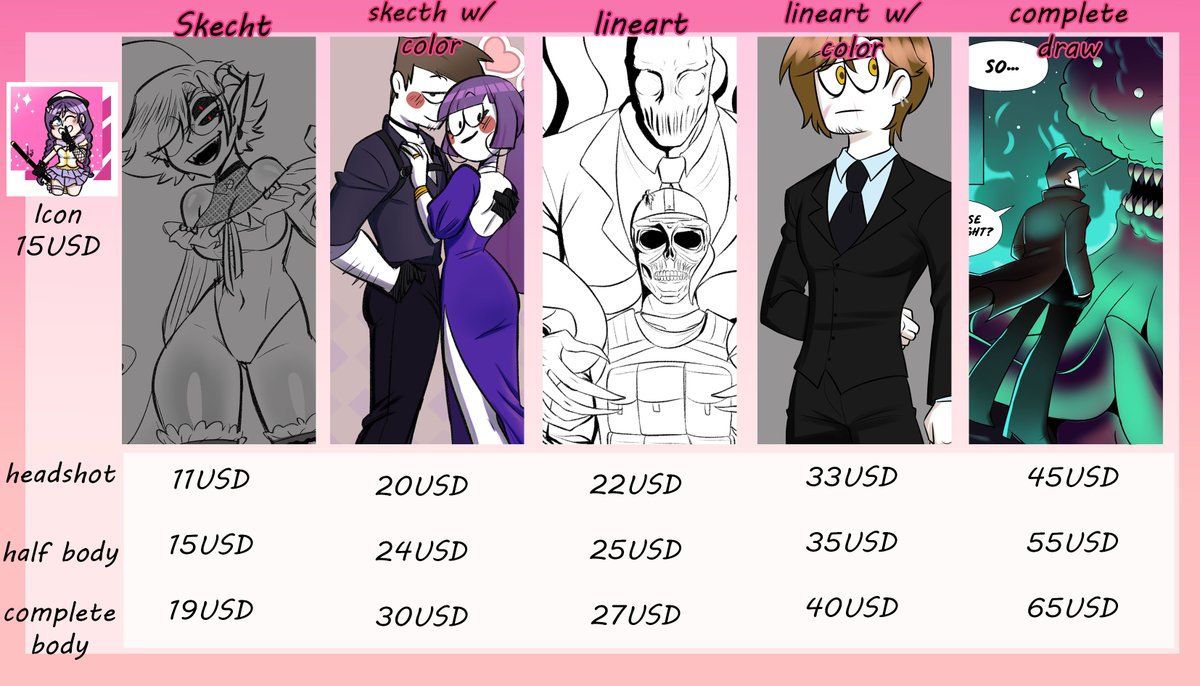 AlegoticT's tweet image. COMMISSION PRICES!! (pregunta por los precios en pesos mexicanos) For more info please send me a Inbox!!
Ko-Fi: ko-fi.com/alegotic