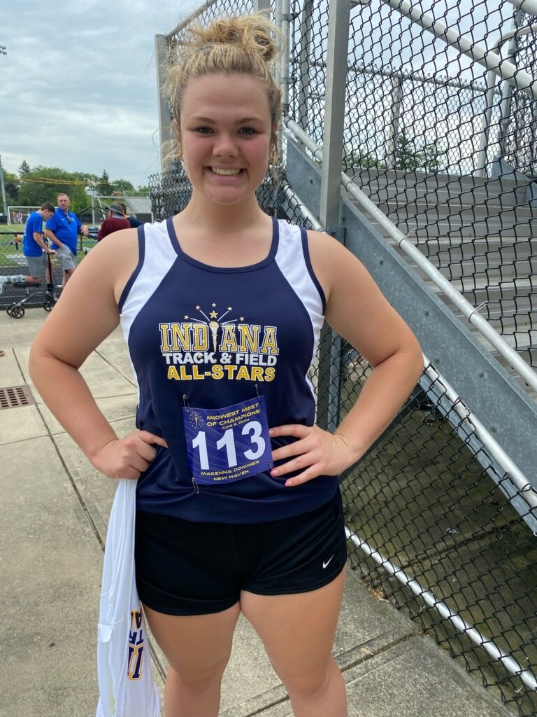 Good Luck to Makenna Dommer as she competes at the Midwest Meet of Champions!!!

#IndianaAllStar