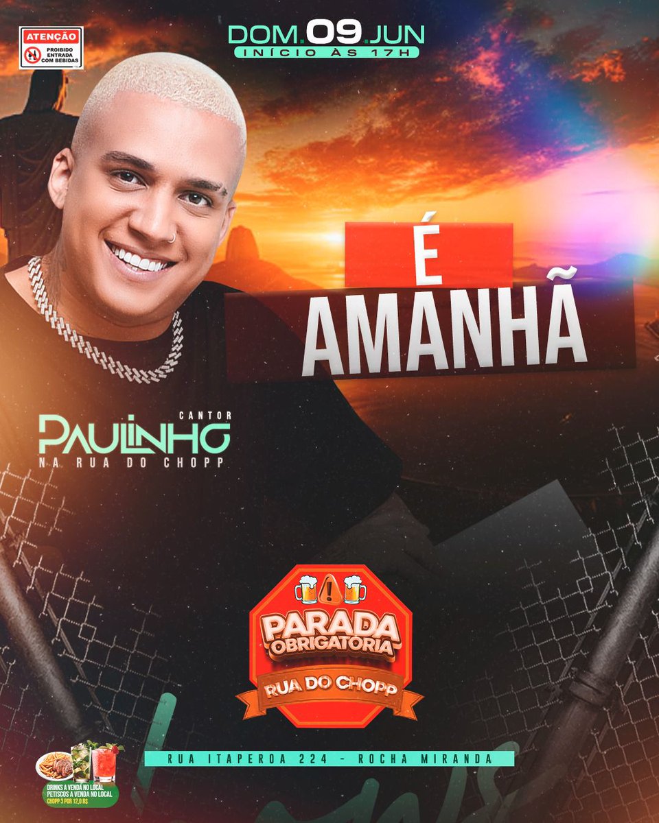 DOMINGO É TUDO PELA RUA DO CHOPP 🍺🍻 🙌🏾✅