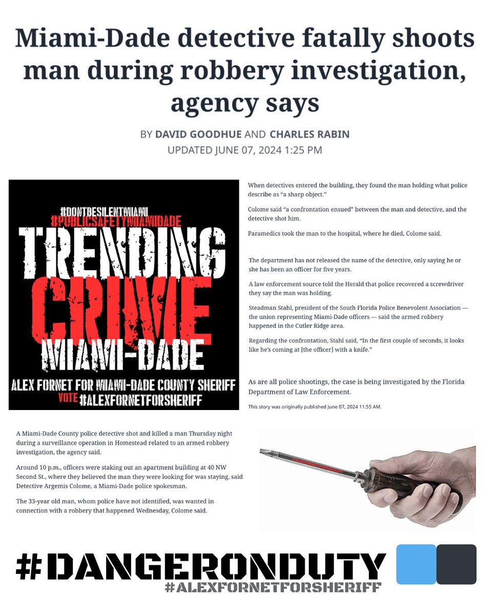 MiamiSheriff's tweet photo. #DANGERONDUTY #TRAININGMIAMIDADE #CRIMESMIAMI #CRIMEMIAMIDADE #ESCALATINGVIOLENCE #MIAMIMOSTWANTED #BADGUYSMIAMI https://t.co/ldVTGMbREM #MIAMI #MIAMIDADE #MIAMIDADECOUNTY #CRIME #MIAMIDADESHERIFF #MIAMIDADESHERIFF2024 #MIAMIDADECOUNTYSHERIFF #ALEXFORNETFORSHERIFF #SHERIFFMIAMI https://t.co/IDfrqDytmb