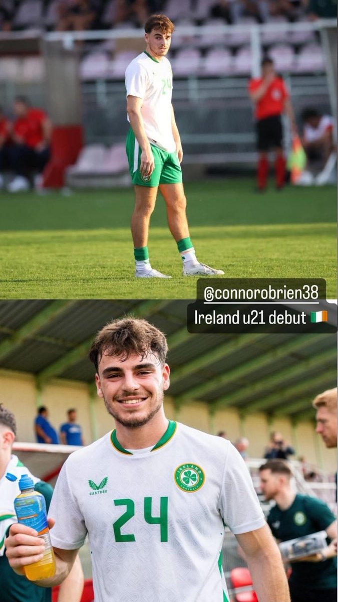 duncanfearnhead's tweet image. Along with the great off the pitch work by @ASFCofficial staff, a big congratulations on the pitch to Connor O’Brien, with a first U21 international appearance following a positive debut season & another U19 international goal for Lewis Trickett