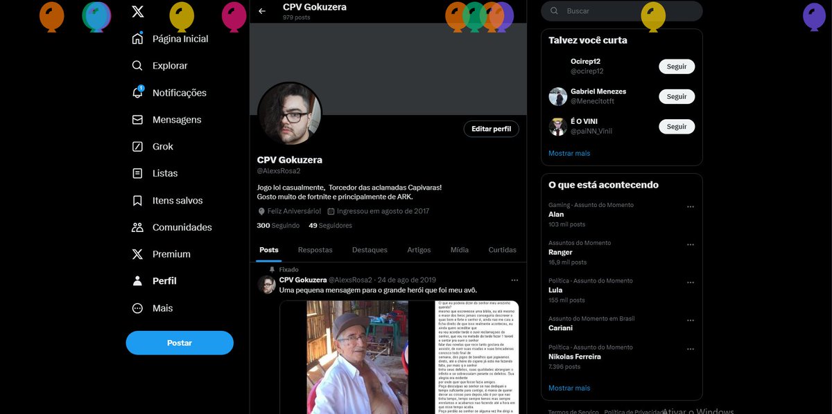 AlexsRosa2's tweet photo. E subiu os balõezinhos 🥳🥳 https://t.co/Y4spcdixTF