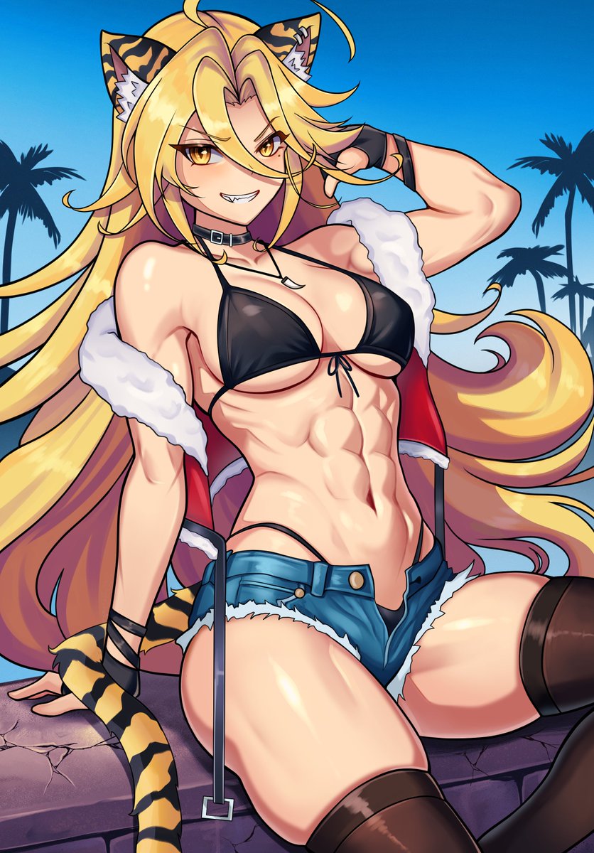 AsakatVT's tweet photo. omg @Tala_Tora I went to Baddie town and everyone knew you
#Talillust 🩷🐯 https://t.co/52NUX05aGJ