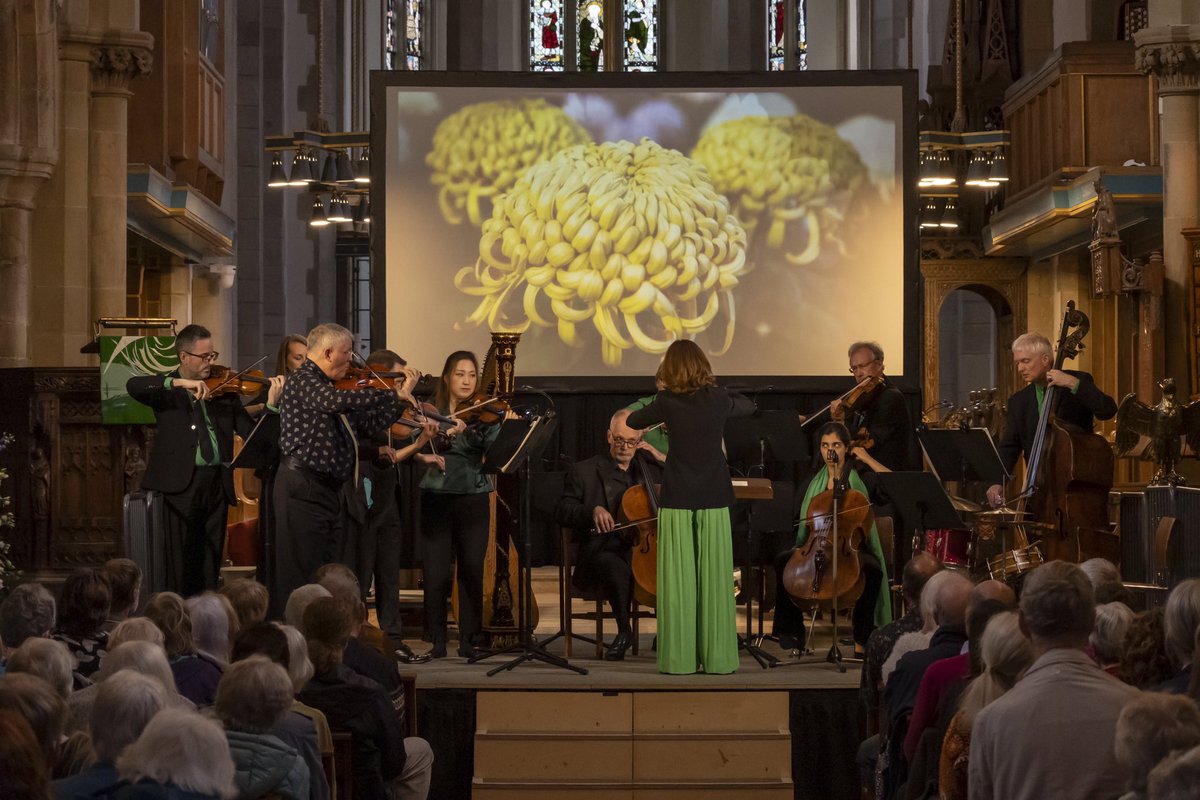 OrchForTheEnv's tweet image. We were delighted by the response to our concerts in Yorkshire! Thank you to @SwaleFest and @Bfdcathedral for hosting our Tree of Life concerts!