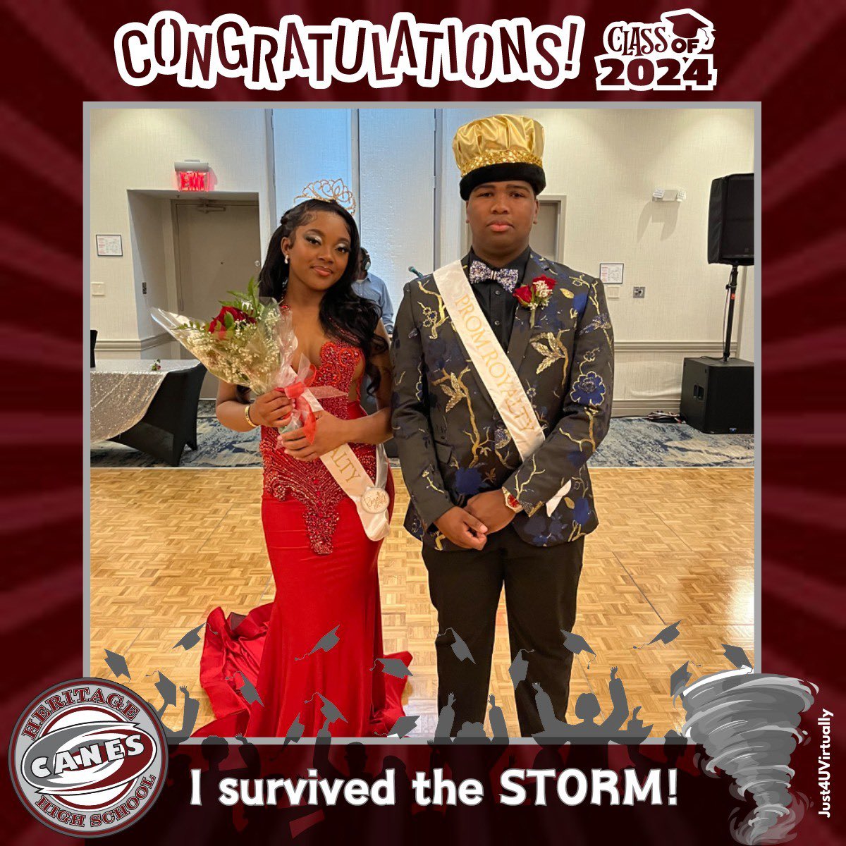HeritageHS's tweet photo. Class of 2024.. it’s almost time.  Click the link below and capture the moments on Sunday, June 9th.  Use the following hashtags:  #HHS2024 #NNPSGRAD #5800Family #ISurvivedTheStorm24

https://t.co/4GBxRW3gAd https://t.co/4ihfevGBpf