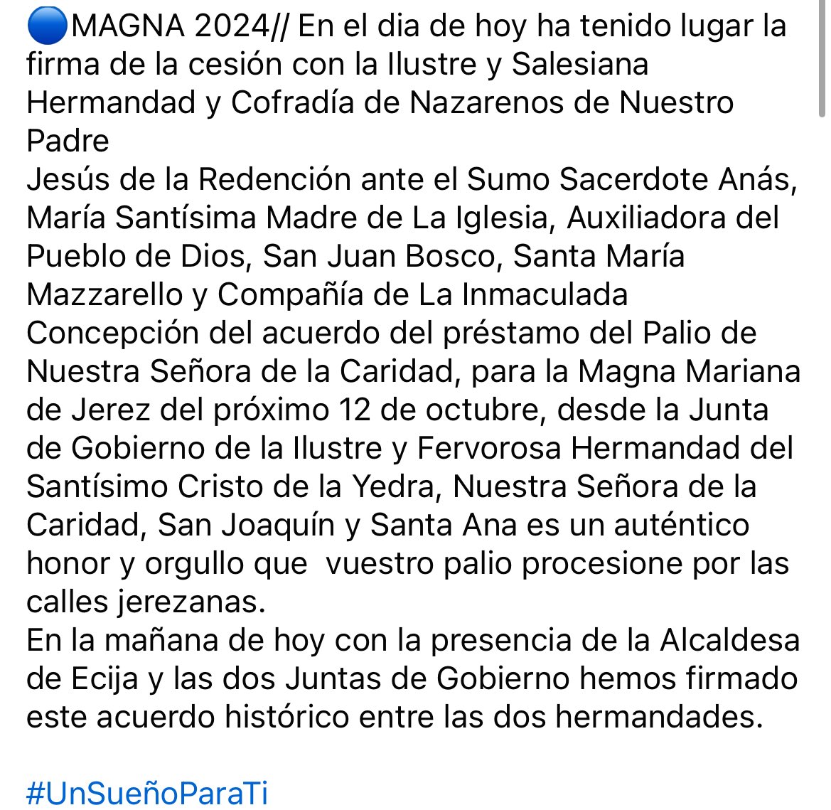 RedencionJerez's tweet photo. 🔵MAGNA 2024// https://t.co/R1eCwjIpwq
