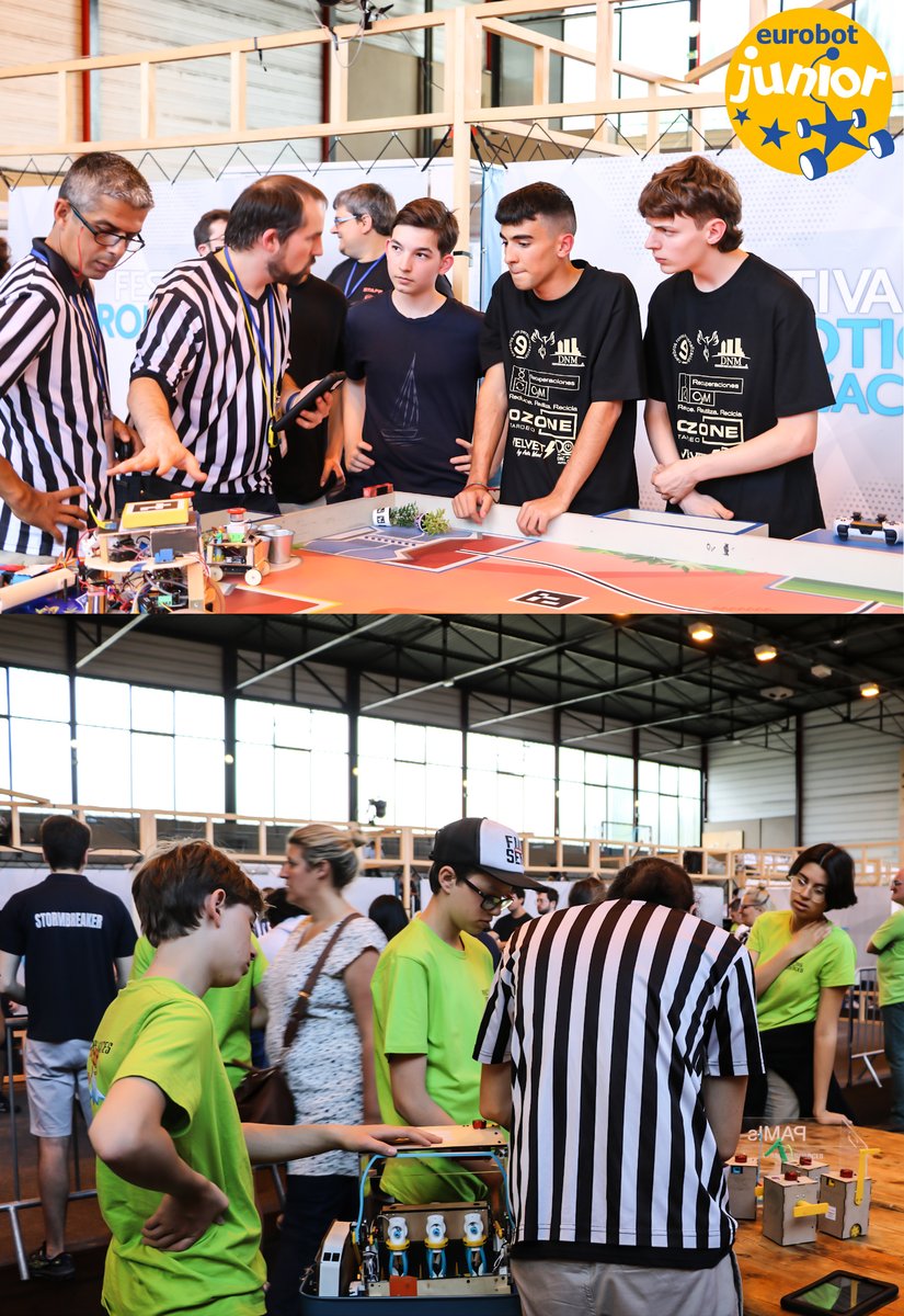 🌟 Eurobot Junior 2024🤖

Eurobot Junior 2024 is happening now! Join us at Festival de robotique de Cachan to witness young talents in action.

Dates: June 8th-9th, 2024
 Location: Av. de l'Europe, 94230 Cachan
 Livestream: youtube.com/user/PlaneteSc…

#EurobotJunior #Innovation