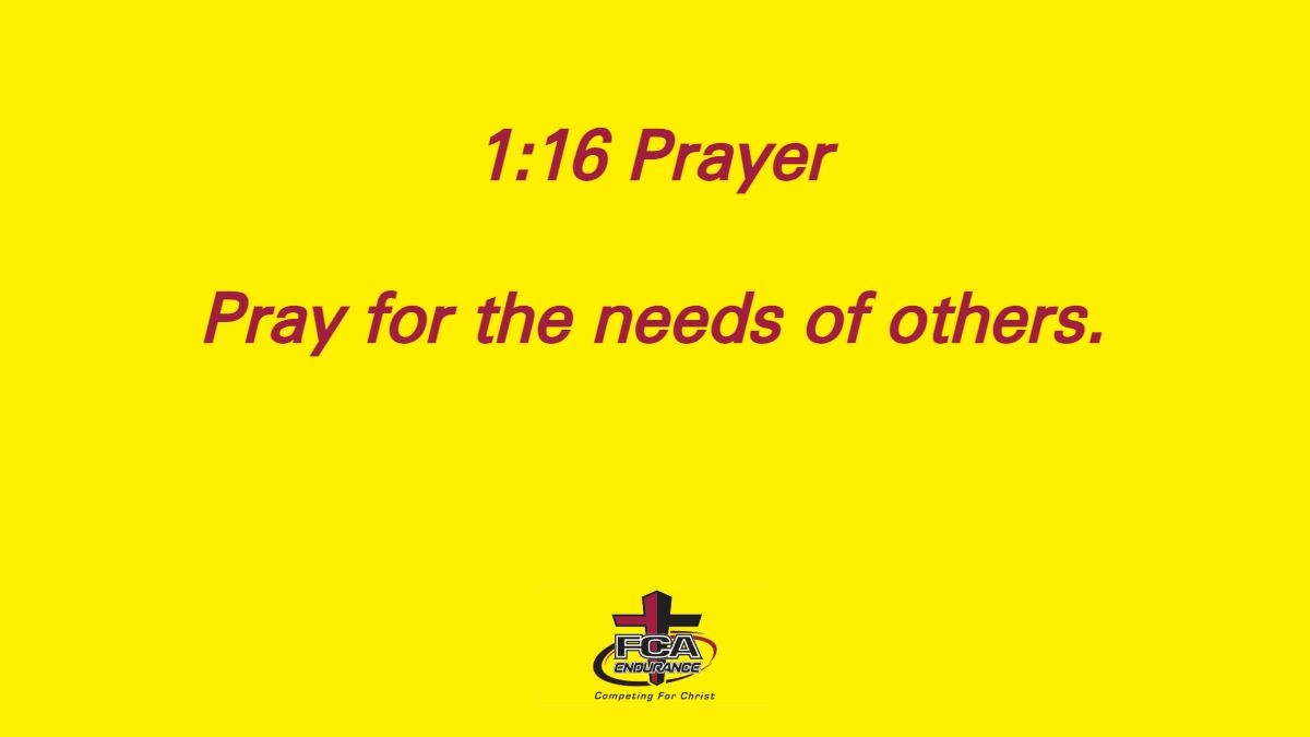 1:16 Prayer 🙏