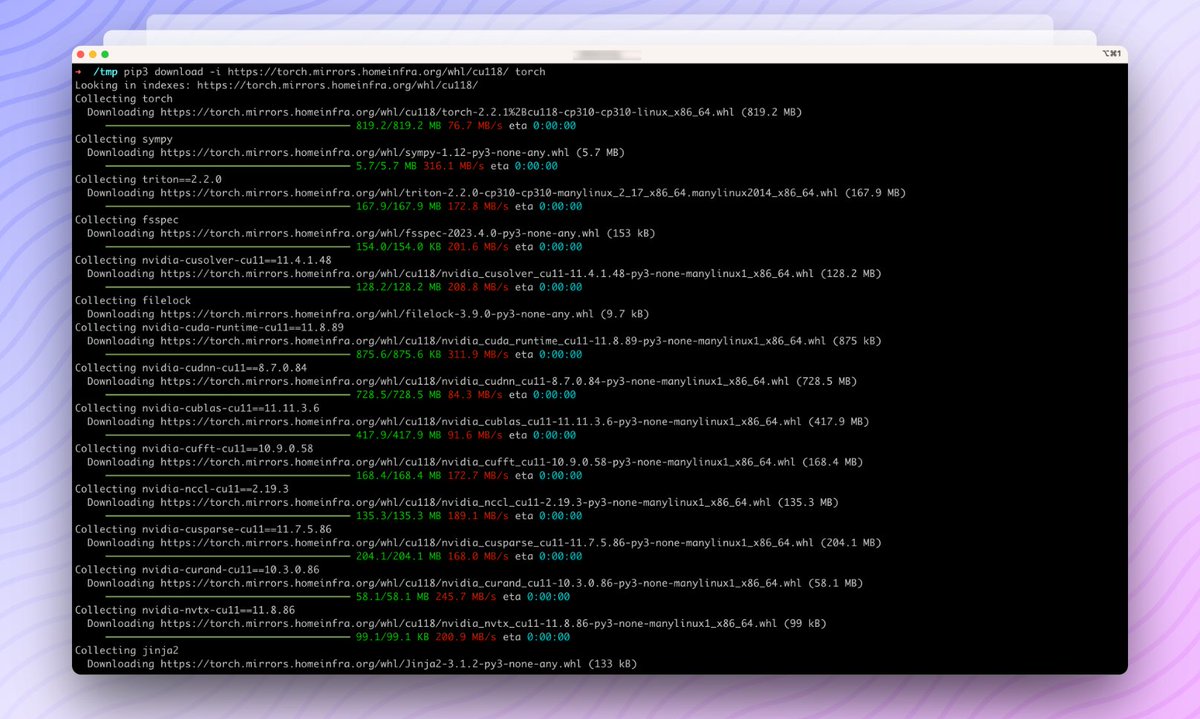 geekbb's tweet photo. 有些项目你只管努力，剩下的交给时间。
在本地部署 DockerHub 镜像站，以加速网络访问和节省外网带宽。

LightMirrors 是一个开源的缓存镜像站服务，用于加速软件包下载和镜像拉取。 目前支持 DockerHub、PyPI、PyTorch、NPM 等镜像缓存服务。

🥤 https://t.co/cDOKMYGNqs https://t.co/45yhXh9aF3