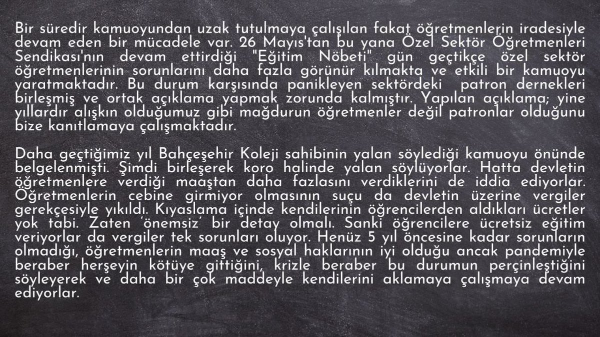 Otel Ve Turizm İşçileri Sendikası tweet media