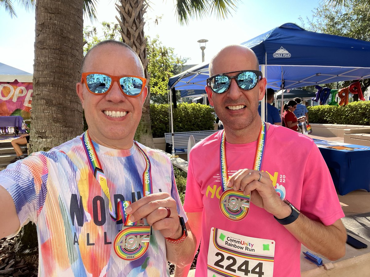 Stevie & Lane (@stevieandlane) on Twitter photo Warm and humid morning for the #CommUNITYRainbowRun #run #running 4.9K honoring the 49 victims of the <a href="/pulseorlando/">Pulse Orlando</a> Pulse Nightclub shooting in 2016.
Liked the new #DTO #DowntownOrlando location!
<a href="/citybeautiful/">City of Orlando</a> <a href="/VisitOrlando/">Visit Orlando ☀️</a> #RunOrlando Warm and humid morning for the #CommUNITYRainbowRun #run #running 4.9K honoring the 49 victims of the <a href="/pulseorlando/">Pulse Orlando</a> Pulse Nightclub shooting in 2016.
Liked the new #DTO #DowntownOrlando location!
<a href="/citybeautiful/">City of Orlando</a> <a href="/VisitOrlando/">Visit Orlando ☀️</a> #RunOrlando