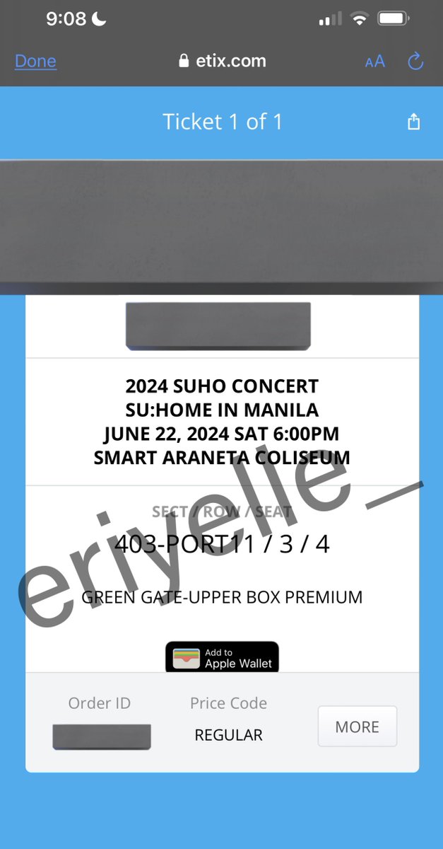 eriyelle_'s tweet photo. ✨SU:HOME IN MANILA UPPER BOX PREMIUM TICKET GIVEAWAY✨

- 1 winner of UBP ticket
~ highest number of stream of ‘점선면 (1 to 3)’ MV (from start of this GA to June 17)

Mechanics:

- like and repost
- reply streaming proof of ‘1 to 3’ MV in a thread with tags:
#1to3SUHOisHere
#수호_점선면_1to3
#SUHO #수호

   >> include your watermark, date and start and end timestamp
   >> views should be shown in the ss and views should be more than the sample ss below

- ends: June 17

PH only 🇵🇭