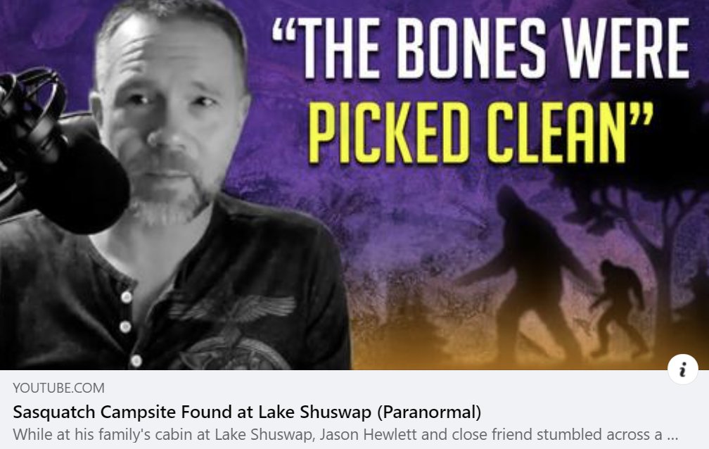 Jason Hewlett interviewed on The Outer Realm about a very strange discovery at his family cabin, Lake Shuswap in Canada. 

Head over to YouTube to watch! youtube.com/watch?v=gqoui7…