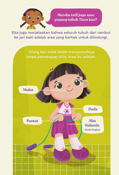 bibabercerita's tweet photo. ⚠️ Sexual harassment | pelecehan seksual

Yang bingung cara mengedukasi anak tentang 𝙗𝙖𝙝𝙖𝙮𝙖 𝙠𝙚𝙠𝙚𝙧𝙖𝙨𝙖𝙣 𝙨𝙚𝙠𝙨𝙪𝙖𝙡 bisa coba baca dongeng ini, ya! 📖✨

Singkatnya buku ini ngajarin metode "No! Go! Tell!"
✅ Bilang 'Tidak'
✅ Menjauh
✅ Melapor

#BibaBercerita https://t.co/QvHoxNhfcE