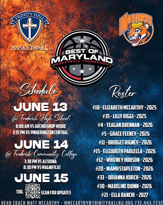 Bridget Rigney (@bridgetrigney26) on Twitter photo Super excited to compete at Best of Maryland next week!
<a href="/TH__Monarchs/">Trinity Hall Athletics</a> <a href="/mattkmcc/">Matt McCarthy</a> <a href="/unitedNJaau/">United NJ AAU</a> Super excited to compete at Best of Maryland next week!
<a href="/TH__Monarchs/">Trinity Hall Athletics</a> <a href="/mattkmcc/">Matt McCarthy</a> <a href="/unitedNJaau/">United NJ AAU</a>