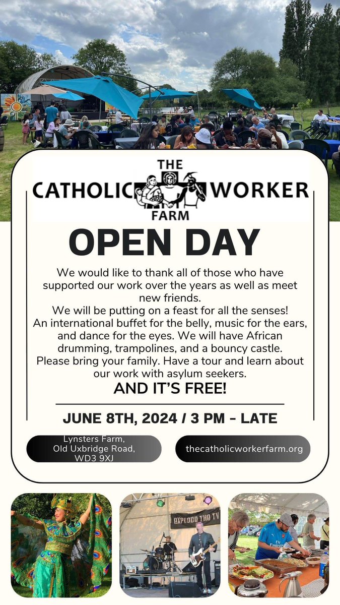 Ready to go at the Catholic Worker Farm, Hertfordshire 🤩