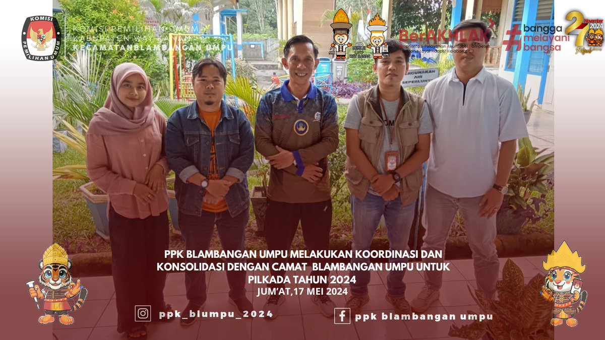 PpkUmpu's tweet photo. #sahabatpemilih
PPK Blambangan Umpu melakukan koordinasi dan konsilidasi dengan camat Blambangan Umpu https://t.co/ZWKPgV0Lue