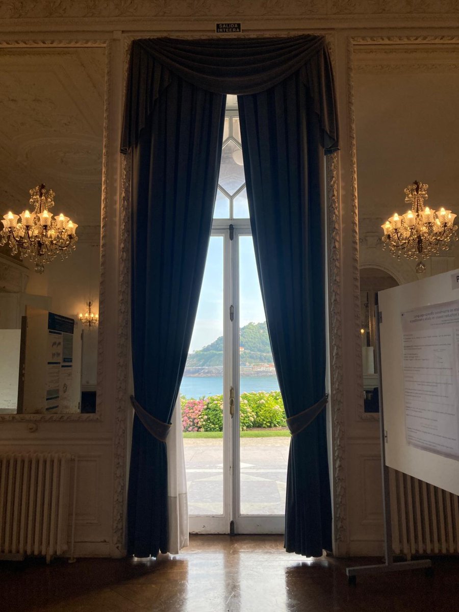 Grateful to have had the opportunity to present my ongoing research "EEG frequency tagging and time-resolved decoding in visual statistical learning" in this beautiful location #IASL24