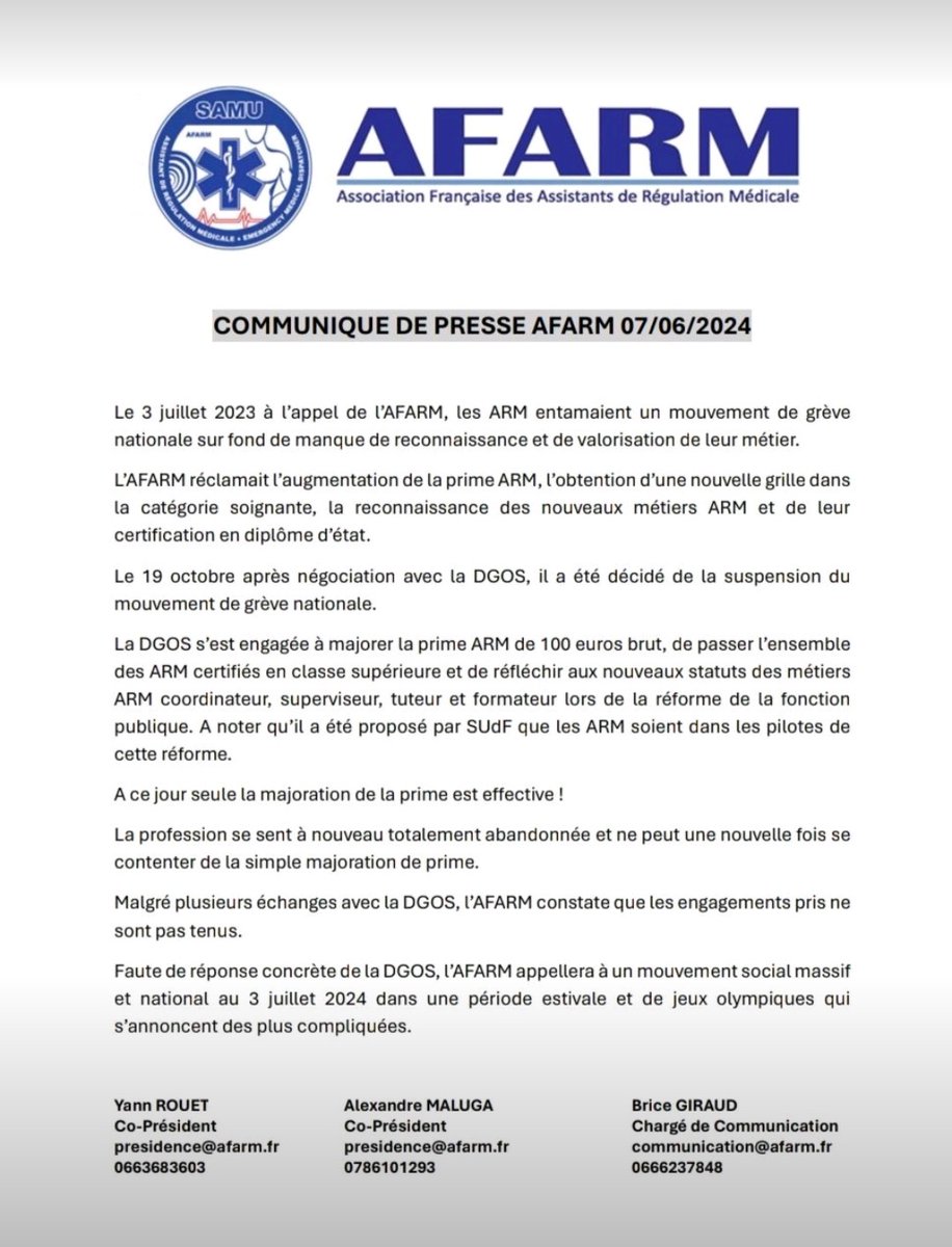 ➡️ un an après le premier mouvement social, toujours pas  de décret pour les avancements de grade.
Les promesses ne sont pas tenues.
La colère monte <a href="/Sante_Gouv/">Ministère de la Santé</a>.
<a href="/gouvernementFR/">Gouvernement</a> .
🛑Stop aux promesses nous voulons des actes.
