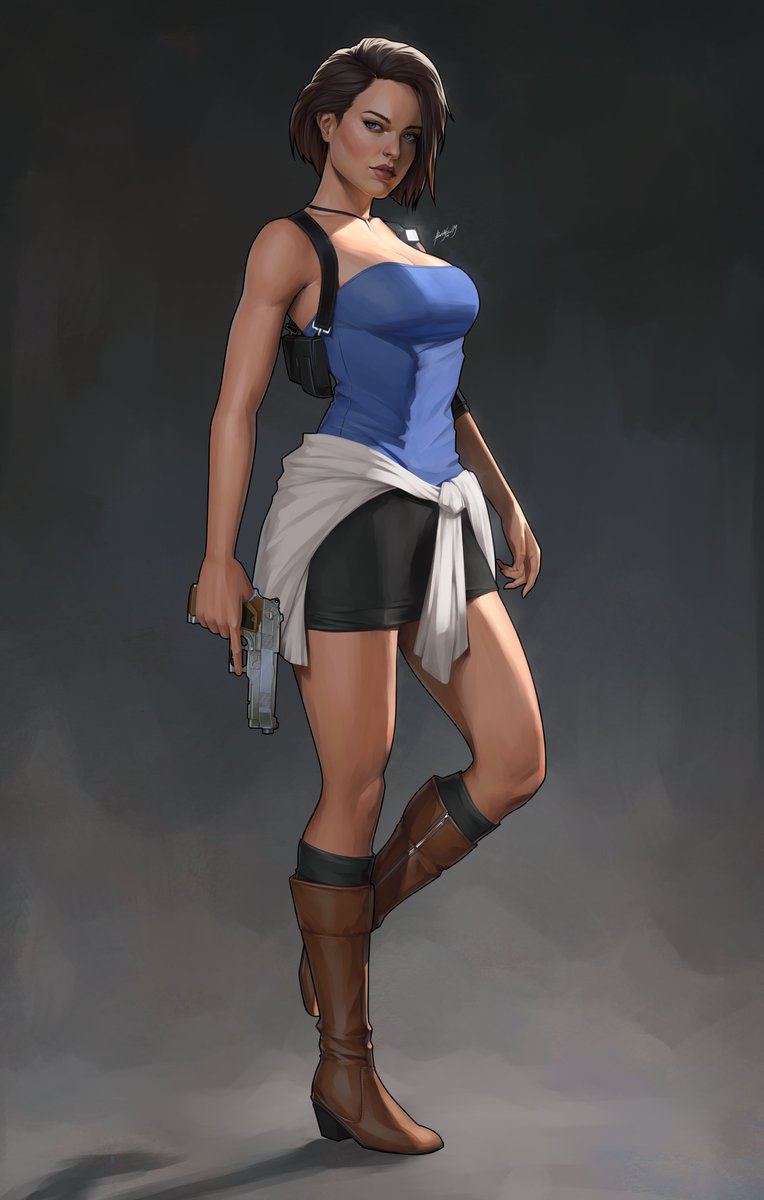 Jill Valentine 💙 She turned out better than I expected, I hope