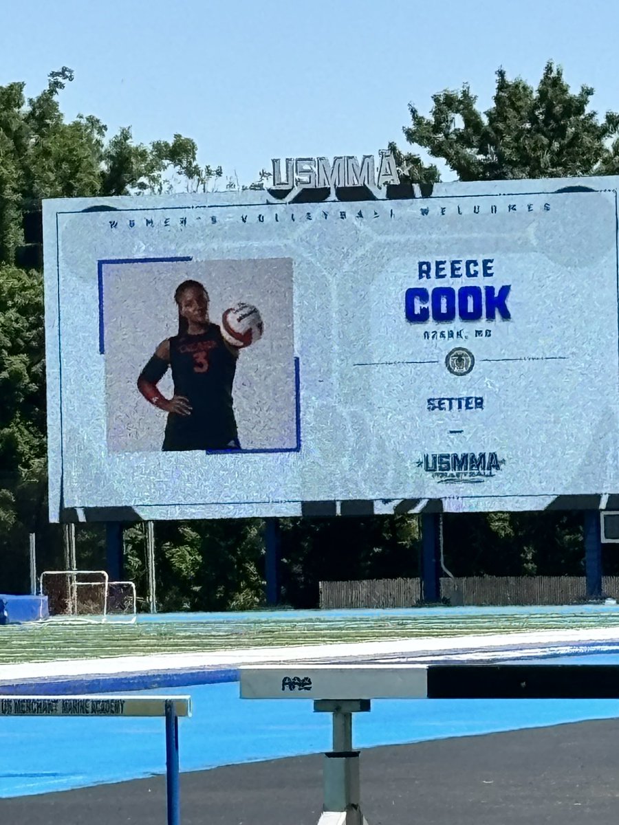 ReeceCookVB03's tweet photo. Thank you @USMMA_Athletics and Coach Nocera for a great visit!  KP is such a beautiful place! Thank you for introducing me to some incredible people!  I can’t wait to come back!  #seniorsummer #vbplayer #setter https://t.co/RU60O8o2TZ