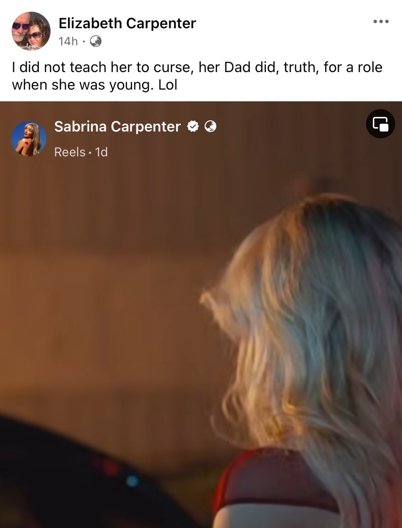 HELP SABRINA’S MOM IS SO 😭