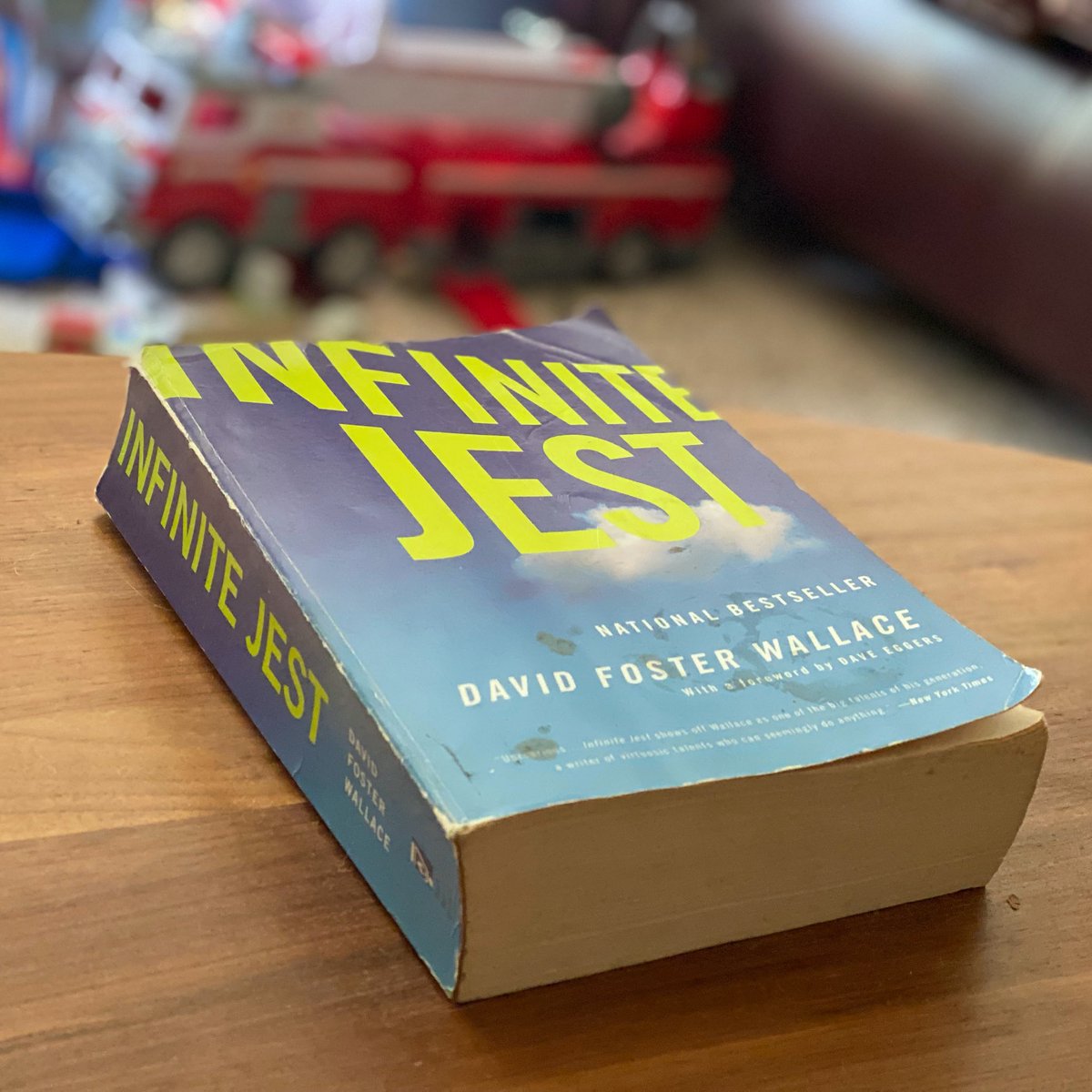 It took me more than a year to complete ‘Infinite Jest’ by DFW.

Reading this book was a demanding but profoundly fascinating experience.