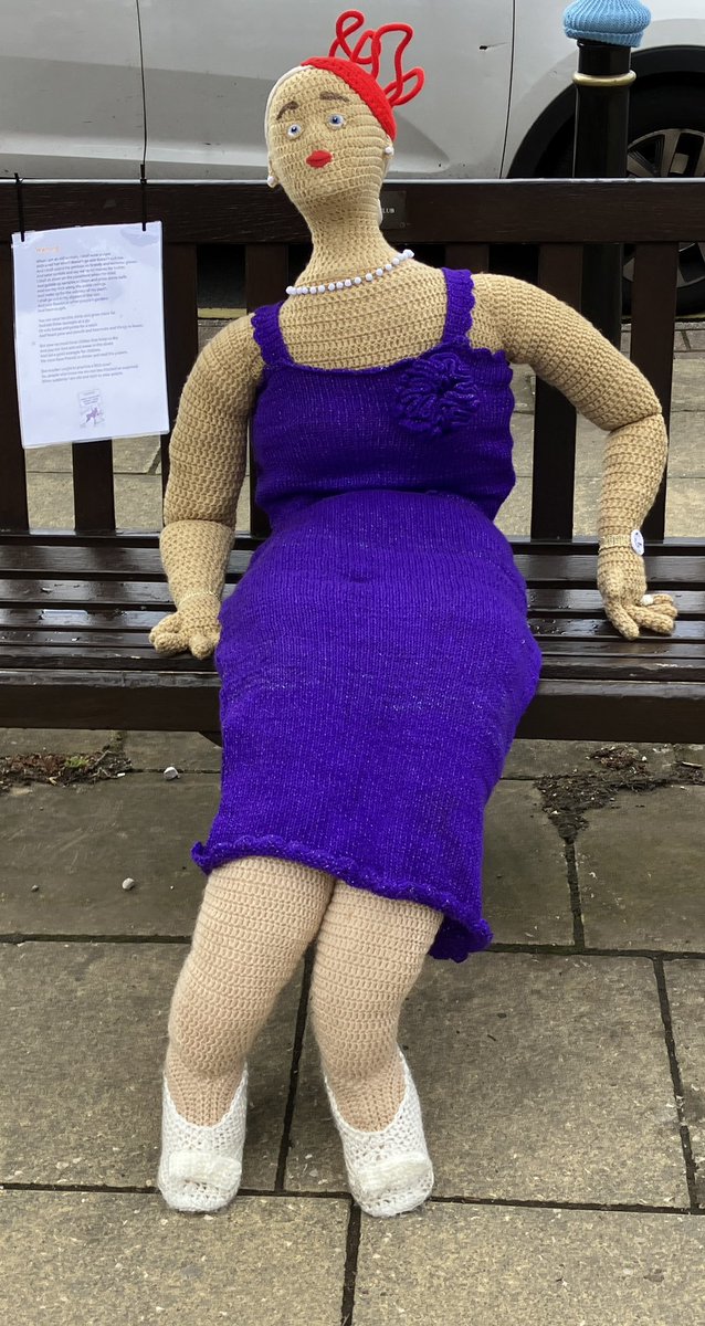 DebsaDelight's tweet image. #Formby  #YarnBombers