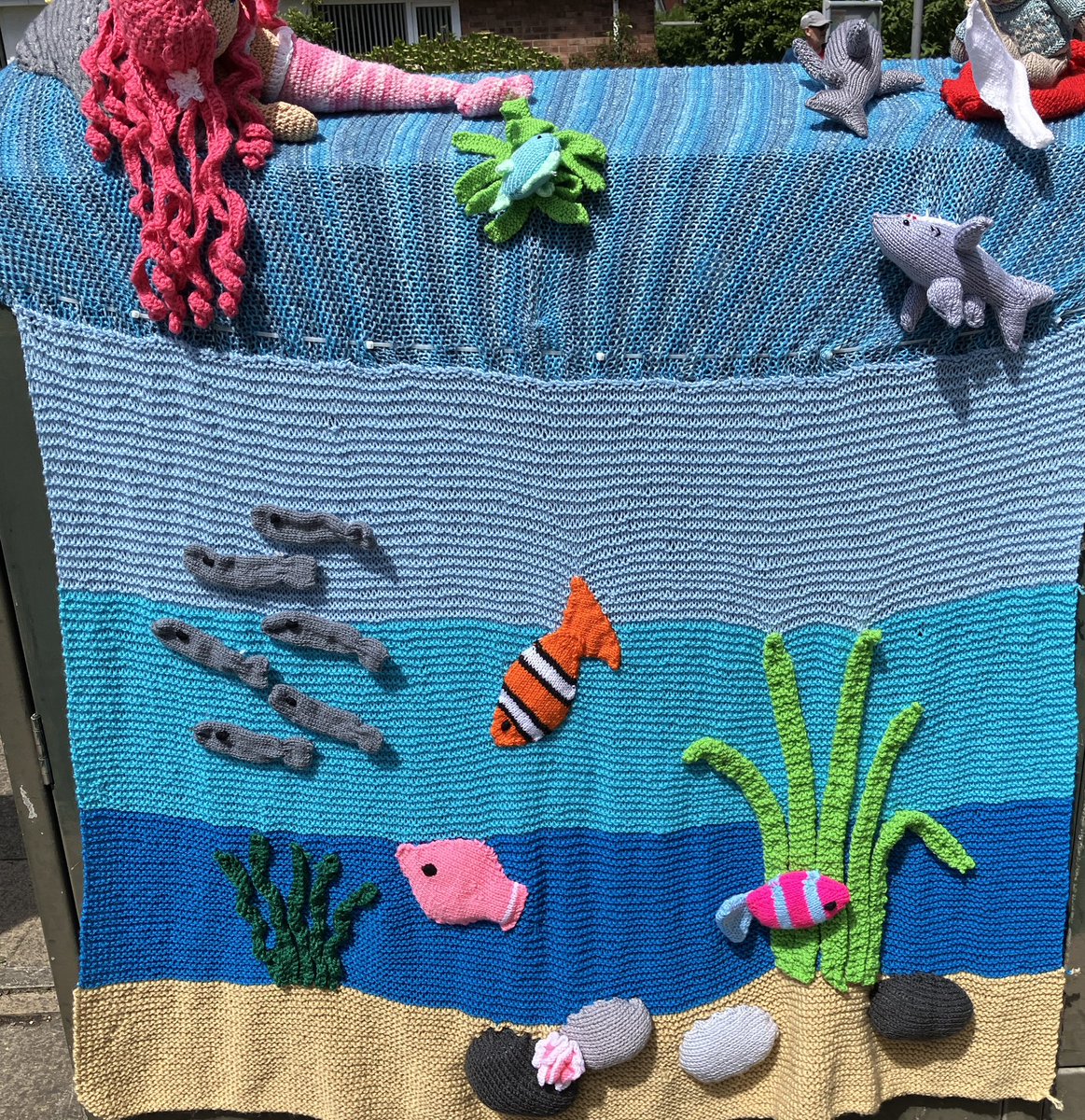 DebsaDelight's tweet image. #Formby  #YarnBombers