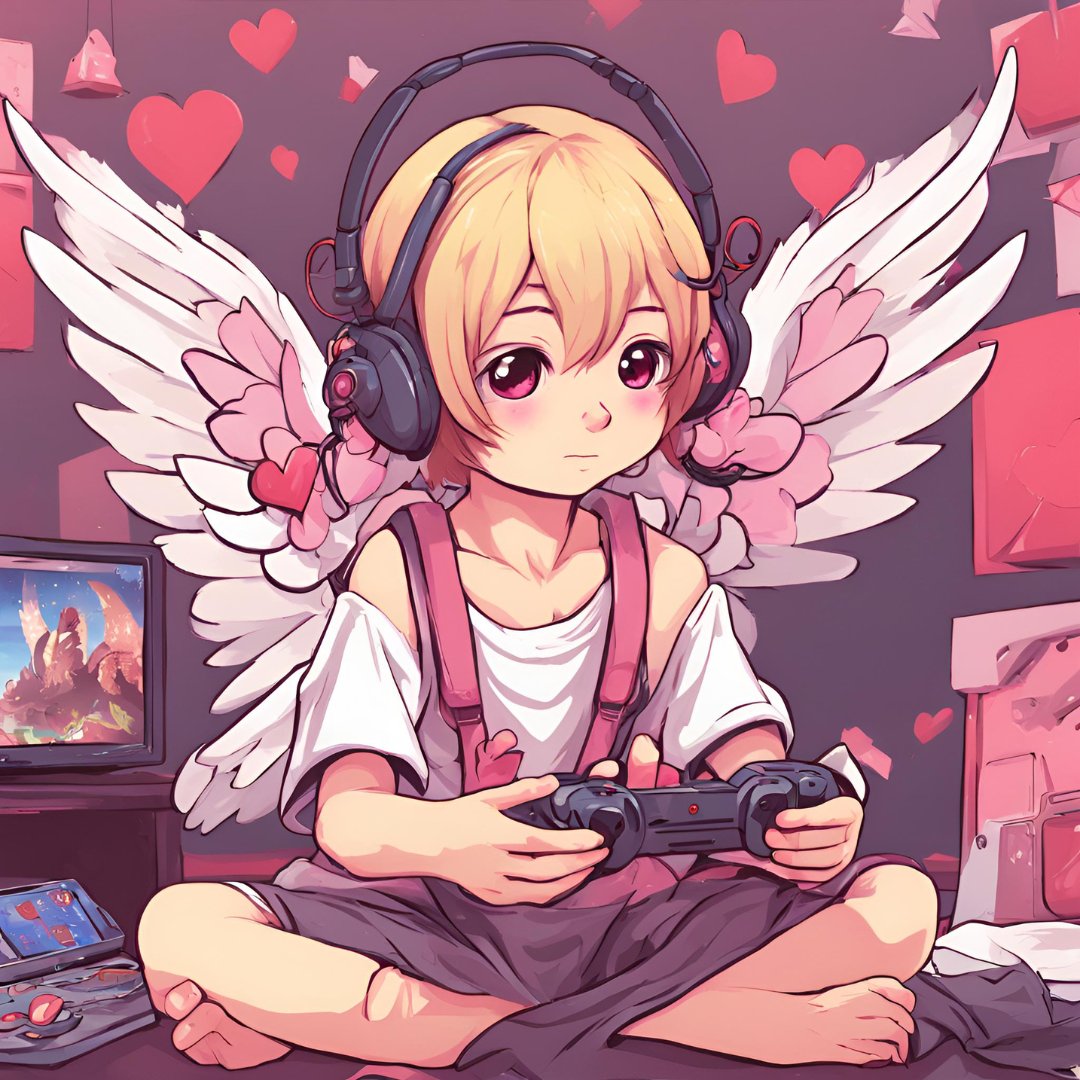 CupidoIniciante's tweet photo. Uma tarde magical no meu quarto otaku! ≧ω≦ Joguei meus games favoritos com meus amigos online e depois maratonamos animes fofinhos! ٩(๑❛ᴗ❛๑)۶ O final de semana já tá chegando, nee?  #CupidoJr #cupidokawaii #otakukid #anime #games #kawaii https://t.co/ILyZOWp86f