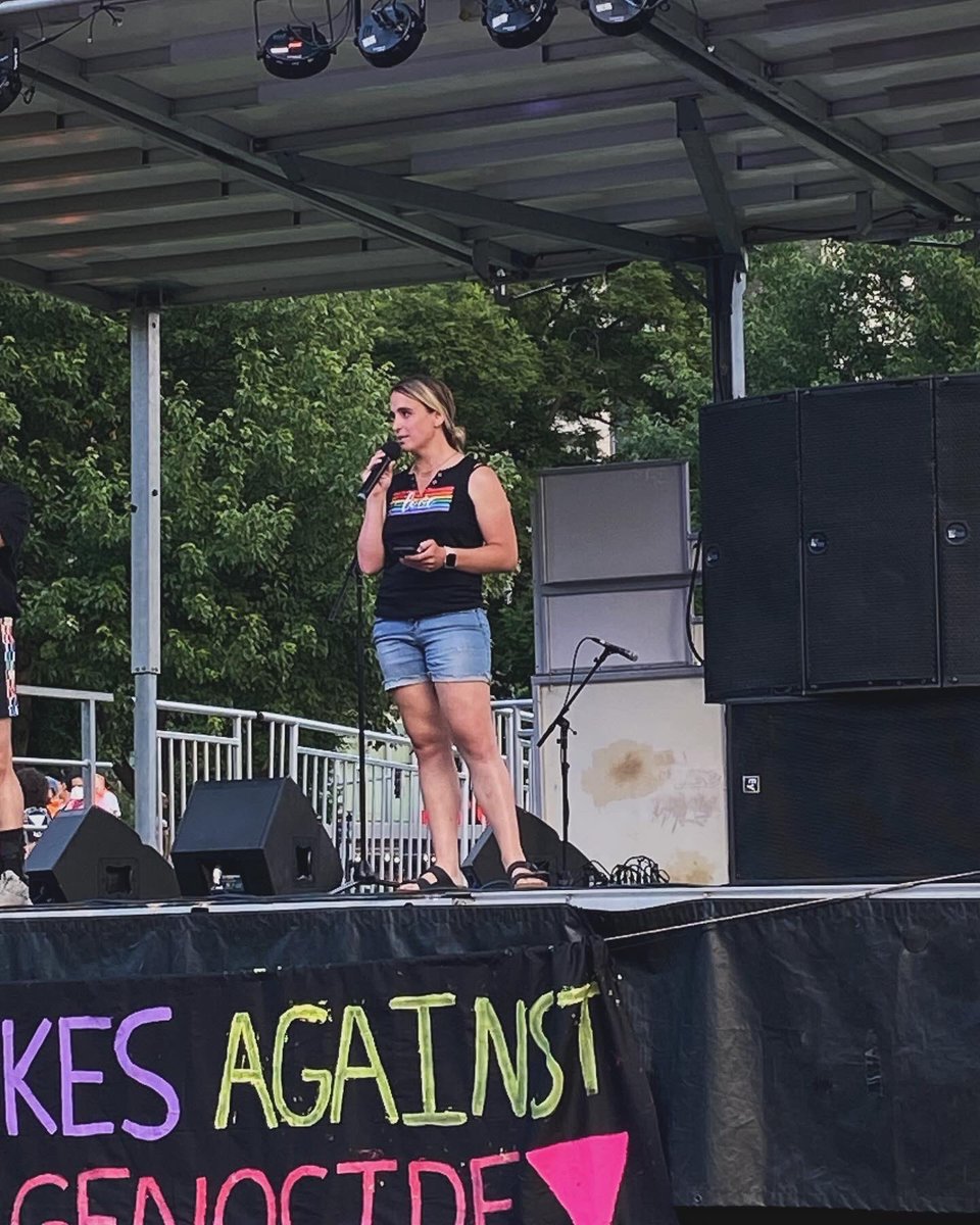 What an honor to be invited to my first Dyke March by <a href="/bostondykemarch/">Boston Dyke March</a> to give the keynote! Such a powerful evening surrounded by community.

Grateful to all those who came together in solidarity, to speak out for change, and to march for a brighter vision of the world.