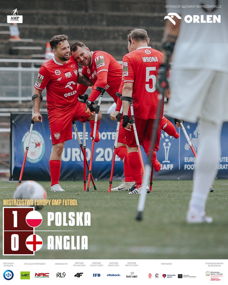 AmpFutbolPolska's tweet photo. 𝐓𝐀𝐀𝐀𝐀𝐀𝐀𝐀𝐀𝐊 ❤️❤️
𝐌𝐀𝐌𝐘 𝐌𝐄𝐃𝐀𝐋 𝐄𝐔𝐑𝐎 🥉🇵🇱

WYGRYWAMY Z ANGLIĄ 1:0 I ZDOBYWAMY BRĄZOWE MEDALE MISTRZOSTW EUROPY ❤️ https://t.co/UMY5VSExOd