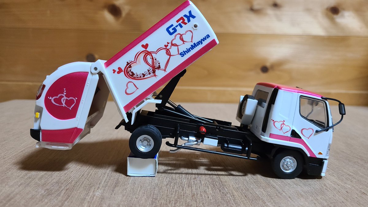 ⭐️非売品⭐️ShinMaywa G-RX 1:43 スケールモデル ShinMaywa /新明和工業 G-RX 1：43スケール パッカー車 ゴミ収集