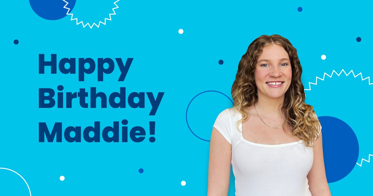 Happy Birthday to our Marketing Intern, Maddie Cammenga! 🎉🍰