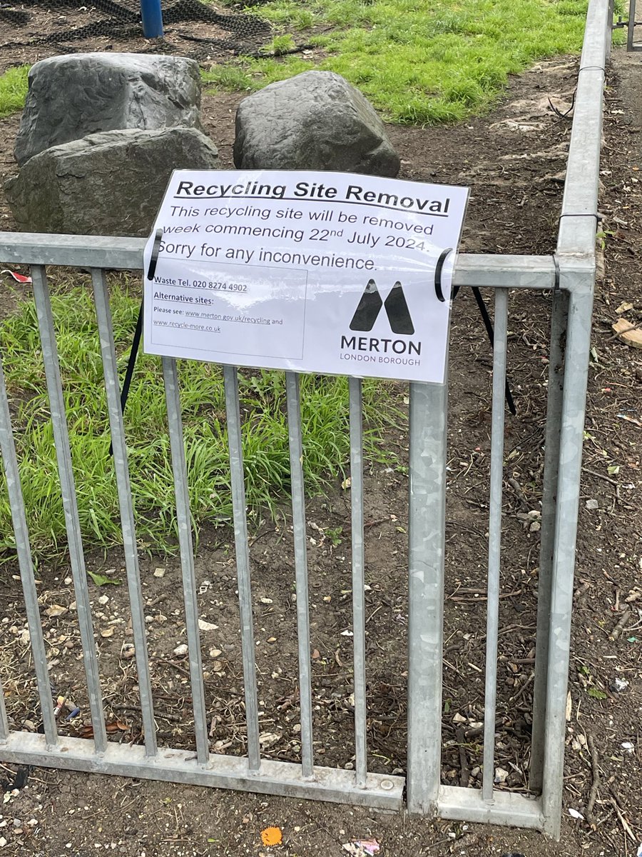 Discover that you can recycle foil down the road in <a href="/Merton_Council/">Merton Council</a> - Yay 🎉

Find out that they’re closing the recycling point next month - Boo 😭