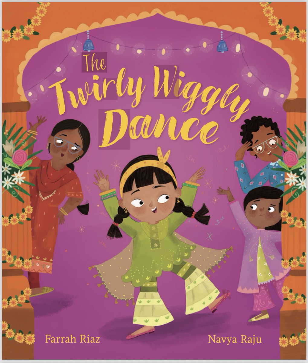 I’ve been lucky enough to read The Twirly Wiggly Dance by <a href="/FarrahRiaz/">Farrah</a> and <a href="/navyarajuart/">Navya Raju</a> ahead of publication day. This book is a beautiful celebration of persistence, dancing, and how it’s great to do your own thing. I loved it, and so will you!

Publishes on August 1st!
