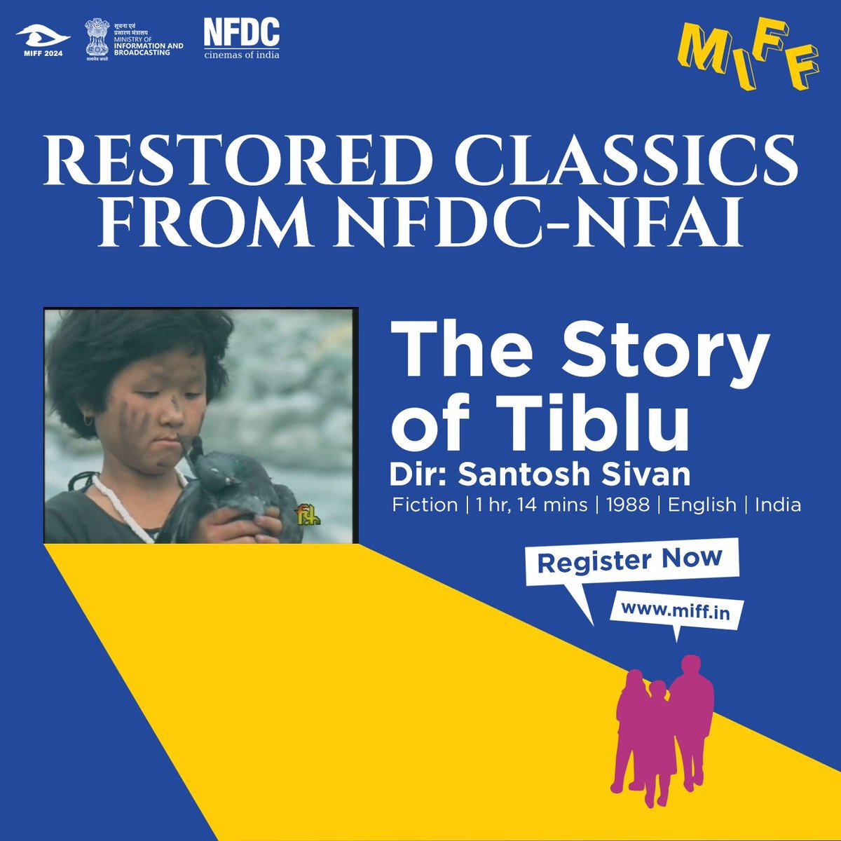 DDNewslive's tweet photo. #MIFF2024 presents a stunning collection of 'Restored Classics' from NFDC-NFAI, featuring some of the finest short films, documentaries, and animated films. 🌟
Join in for celebrating these stories!
#MumbaiInternationalFilmFestival #FilmFestival #RestoredClassics