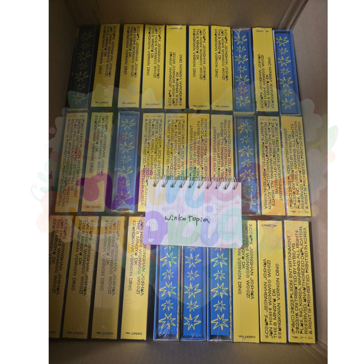 WinkoTopia's tweet photo. 🇰🇷 #WinkoTopia_GO 

wts lfb ph | PH GO (SECURED!)

svt best album "17 is right here" dear ver
—sealed
—₱650

heaven carat ver
—sealed
—₱450 php

📅 doo: uoos | neta
💸 dop: 100 nrdp, balance on July 1/once onhand whichever comes first https://t.co/w6wmQzXHNx