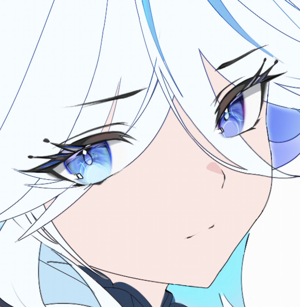 フリーナ(原神) 「Trying to improve how i draw furina 」|Janyhero @FANBOX |のイラスト