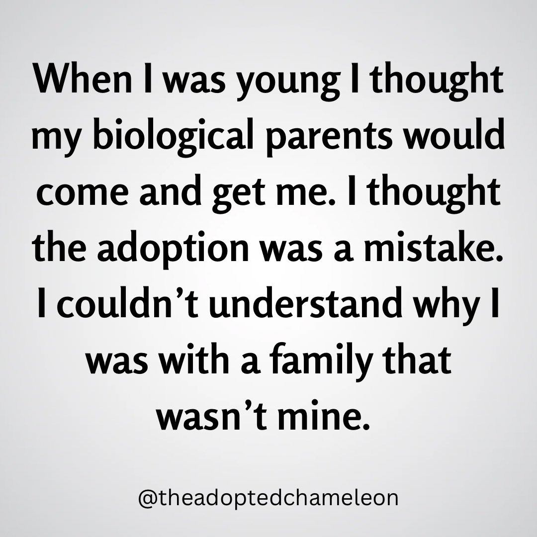 The Adopted Chameleon (@adptdchameleon) on Twitter photo #adoption took my family from me. My father never knew and would have kept me but the adoption industry commodifies babies. I got anxiety, depression and suicidal ideation due to the trauma of being relinquished. Adoption was not for my well being. #adoptedchameleon #adoptees #adoption took my family from me. My father never knew and would have kept me but the adoption industry commodifies babies. I got anxiety, depression and suicidal ideation due to the trauma of being relinquished. Adoption was not for my well being. #adoptedchameleon #adoptees