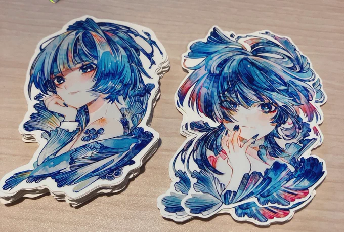 今回も原画をシールにしてます!むっちゃ可愛いです 