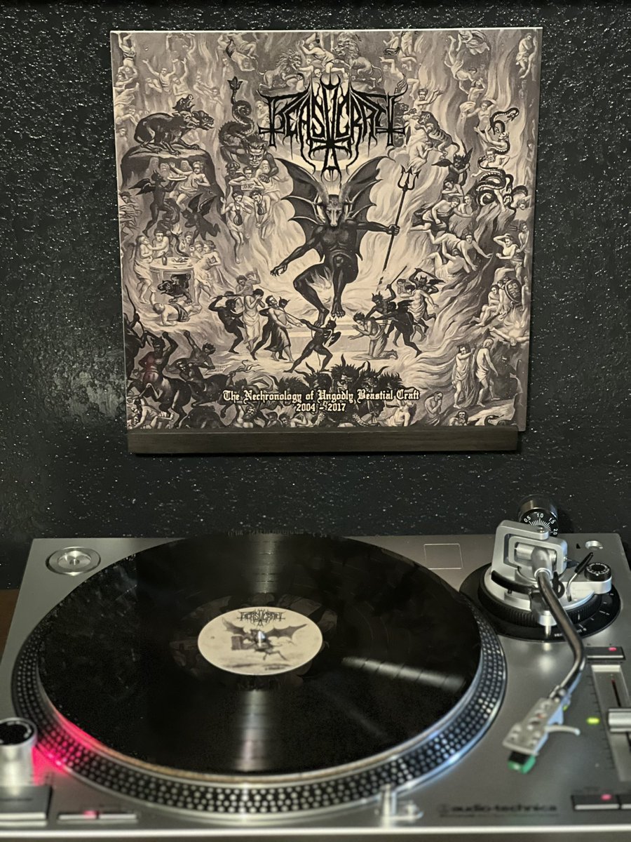 satancblckmetal's tweet photo. BEASTCRAFT “The Nechronology of Ungodly Bestial Craft 2004-2017” Compilation 2023 #beastcraft #norwegianblackmetal 1of25 limitededitionvinyl #mastersofkaosproductions https://t.co/by7shtaIr4