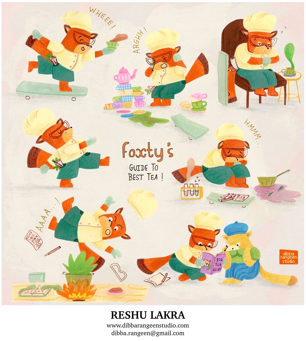 DibbaRangeen's tweet photo. Sharing my #kidlitartpostcard a bit late!
Hi, I'm Reshu, a kidlit illustrator currently looking for representation.

I love creating character driven and heartwarming stories.

I'm interested in picture books &amp; book covers.

#kidlit #kidlitart

Portfolio: https://t.co/a6oyJe6QqX https://t.co/jhMZG0gk06