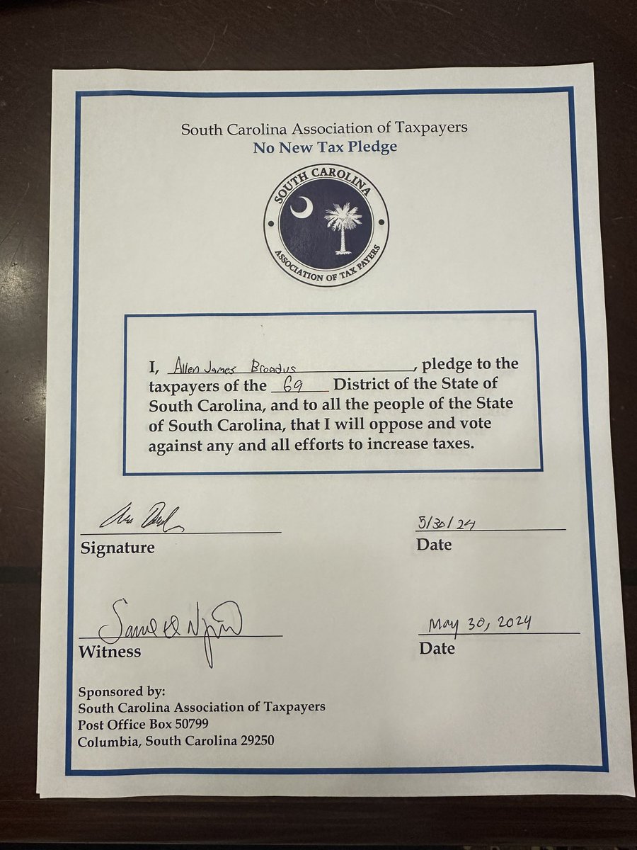SC Association of Taxpayers tweet media