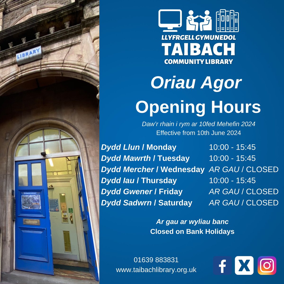 Taibach Community Library tweet media