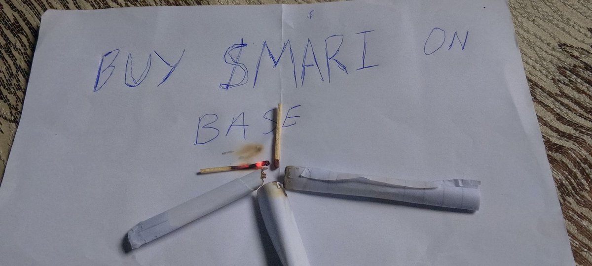 Cladcossy's tweet photo. @MariJuanaOnBase new song "Rollin' Up Together," is out and I'm participating in the rolling contest 🚬
Go buy $MARI on $Base now guys #Rollinup
Let's roll together in smoke, and take it higher as we meet on the other side
LFG https://t.co/VldMtiRf73