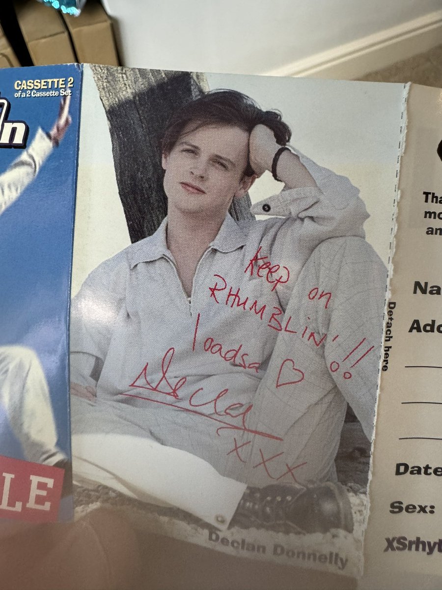 Ryanjh001's tweet photo. @antanddec just found all these in a box of my fiancées old stuff, thought you’d like a bit of nostalgia 😂 https://t.co/T6gDFI9kC5