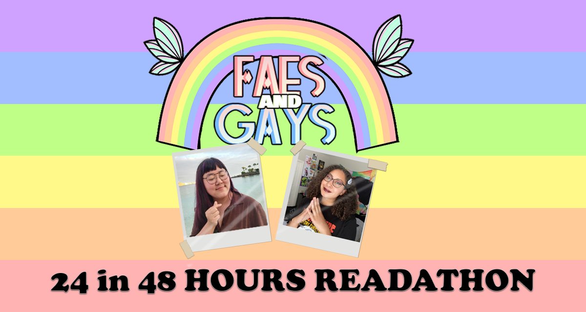 FaesAndGaysBC's tweet image. 🌈 24 IN 48 HOURS READATHON ANNOUNCEMENT!   This is from 15th-16th of June. We are doing two 12 hour livestreams! Only prompt is to read queer SFF!