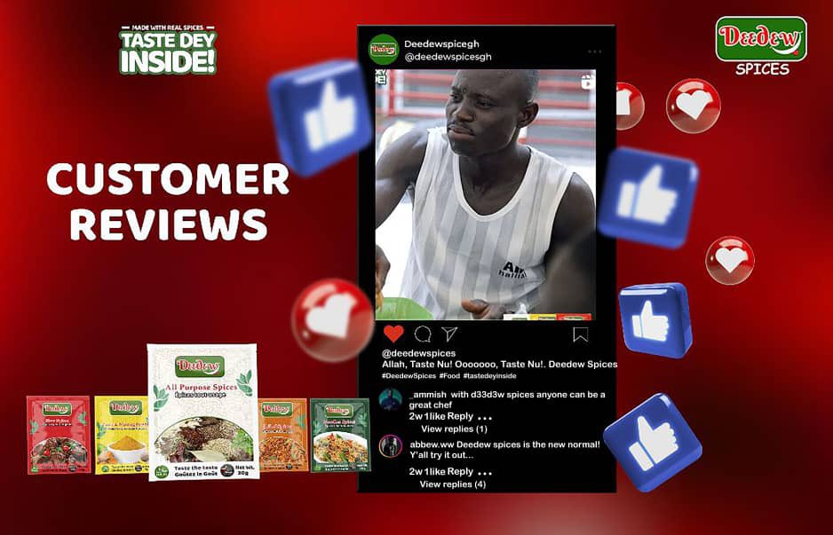 deedewspicesgh's tweet photo. Deedew spices, Bossu of them all. Customers say so. Taste Dey inside!!
#Tastedeyinside #spices #food https://t.co/zwhi7RyR5X
