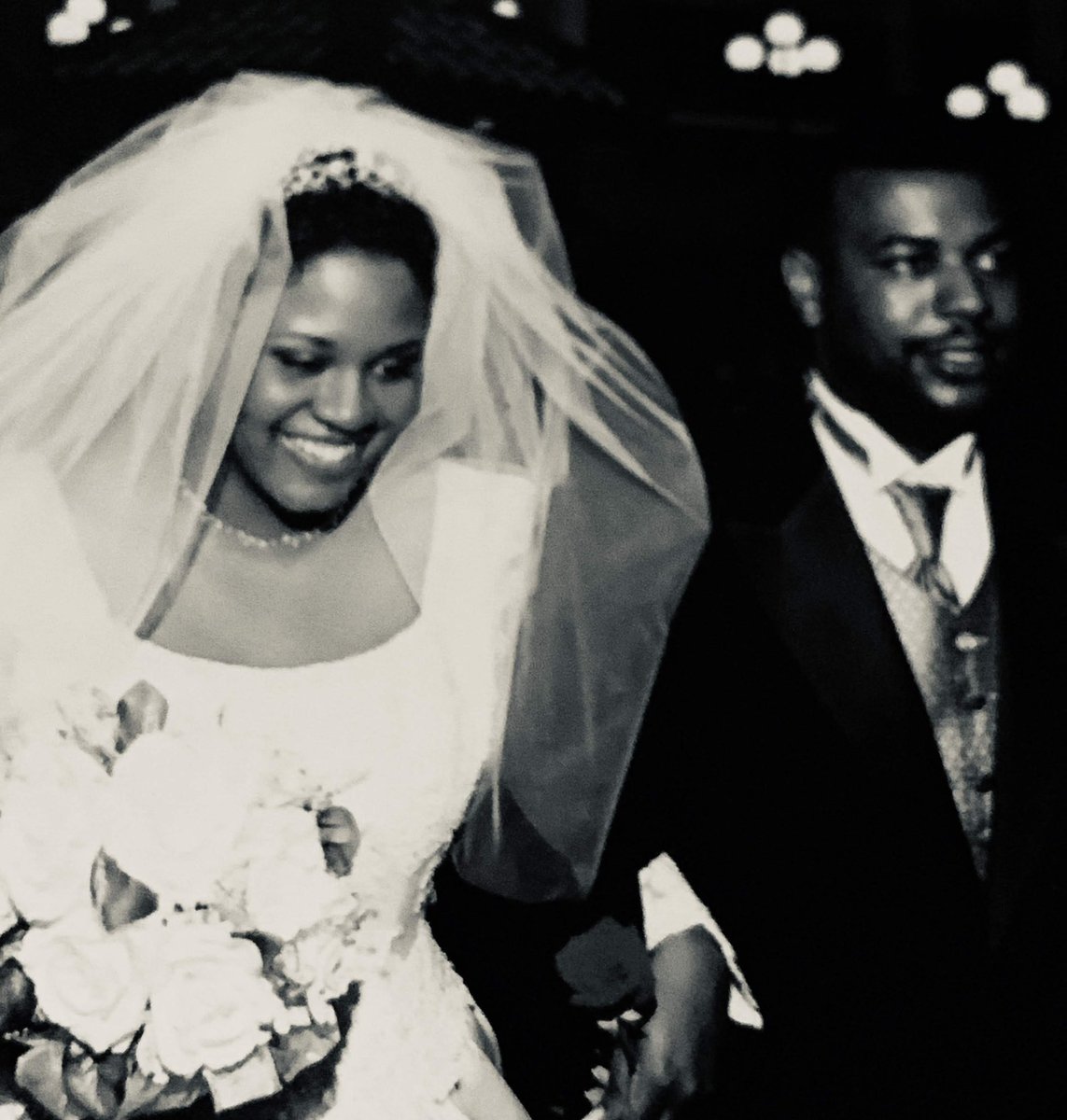 MechaArnold's tweet photo. Happy Anniversary to my best friend, my reflection of GOD love for me, my husband. Love you infinity and beyond! #22 years and counting https://t.co/V4Cf0Yy92P